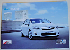 Toyota. Auris. Toyota Auris Hybrid. Brochure vendita giugno 2011