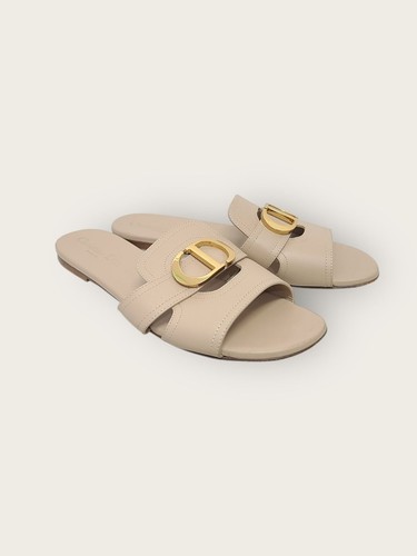 Dior beige logo montaggio - dior,