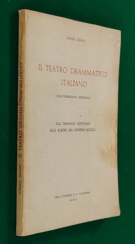 Davide giunti il - -, teatro