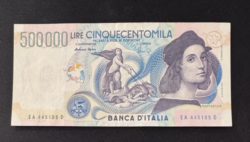 500000 lire raffaello - lire,