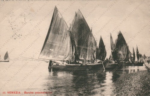 Venezia barche peschereccie - peschereccie, a