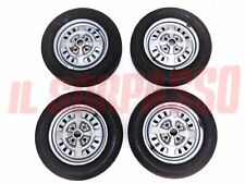 CERCHI RUOTA + GOMME DA CORSA PISTA AUTOBIANCHI A112 + ABARTH 4 5 SERIE + ABARTH