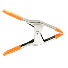 MORSETTO A MOLLA IN METALLO CON PUNTE E MANICI IN PVC DIMENSIONE 16 CM EP-60661