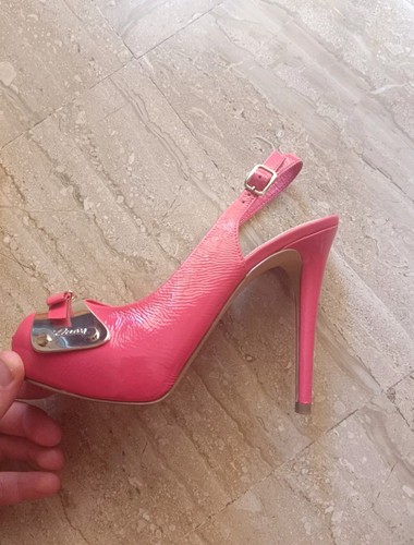 Scarpe guess rosa vernice - scarpe,