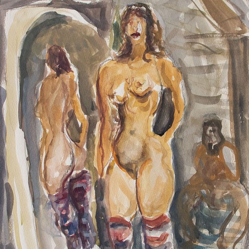 Horst leifer nudo donna - nudo, di