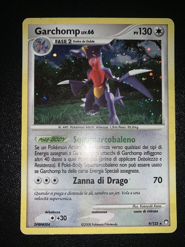Carta pokemon garchomp 66 - carta, lv
