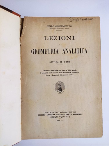 Lezioni geometria analitica - lezioni,