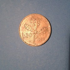  20 lire del 1958 - annata di