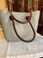 Borsa O-bag colore beige con doppia fondera - Nuovo in ottime condizioni