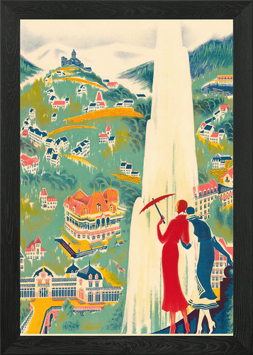 Francia poster vintage - poster,