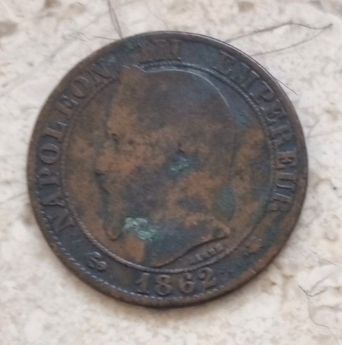 Moneta napoleone iii 1862 - moneta,