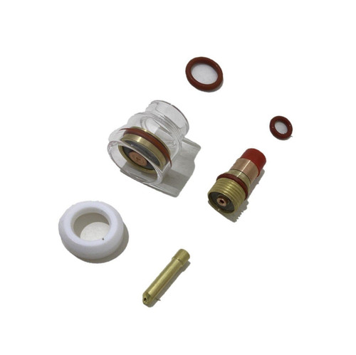 Kit gas lens pyrex trasparente - lens,
