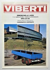 Brochure - Viberti - Rimorchio A 3 Assi Tipo 25 R4 - Anni '80