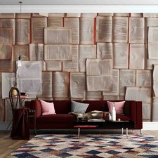 Carta da parati libri aperti