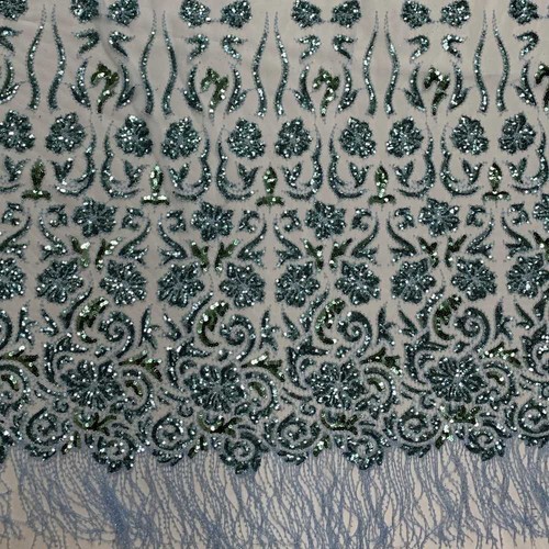 Tessuto tulle ricamato - tulle,