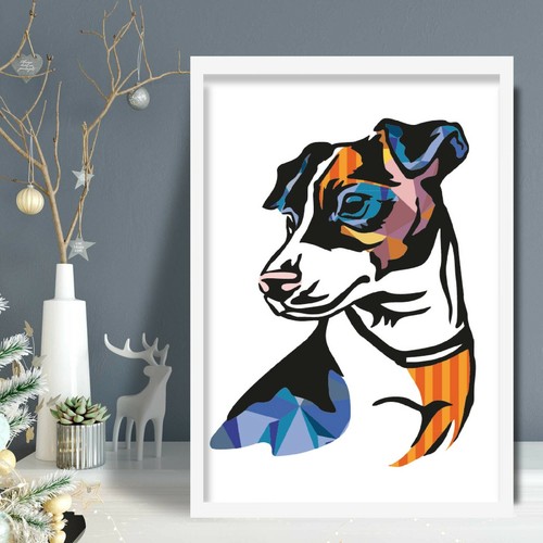 Jack russel stampa - jack, arte