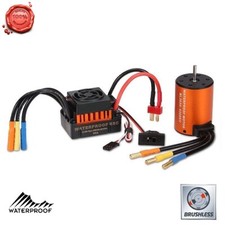 COMBO MOTORE BRUSHLESS REGOLATORE WATERPROOF 3650 4300KV 1:10 ESC DA 60A 3,17mm 