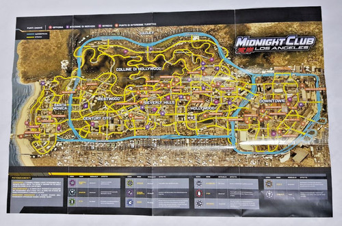 Poster mappa midnight club - /,
