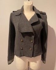 GIACCA  GRIGIA effetto lana cotta S paolo casalini stile college