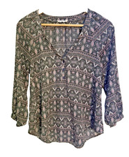 Top donna Lush geometrico