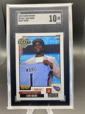 Cam Ward 2025 Panini Instant NFLDN-1 Draft Night SGC 10 GEM MINT Rookie Card RC