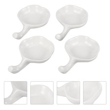4 PCS Piattini in ceramica