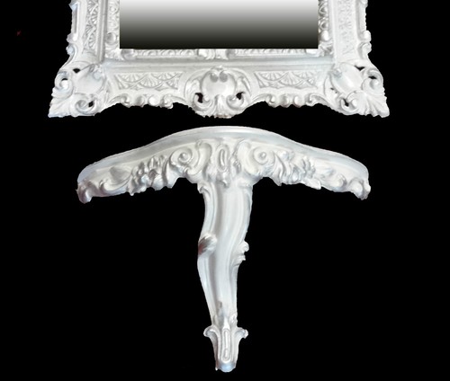 Set specchio muro console in - specchio, +