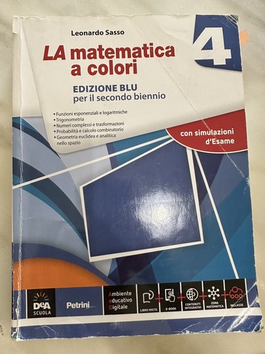 Matematica colori vol 4 - matematica, a