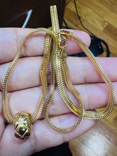 Nuova collana trapuntata oro