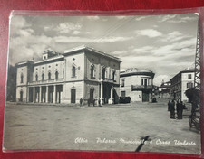 SASSARI OLBIA PALAZZO MUNICIPALE E CORSO UMBERTO VG 1952 BL
