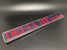 LANCIA DELTA 1.6 HF TURBO LOGO NUOVO ORIGINALE SIGLA EMBLEMA FREGIO STEMMA BADGE
