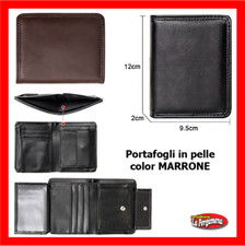 Portafoglio Uomo in Vera Pelle