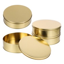 4 pezzi rotondi vuoti scatola