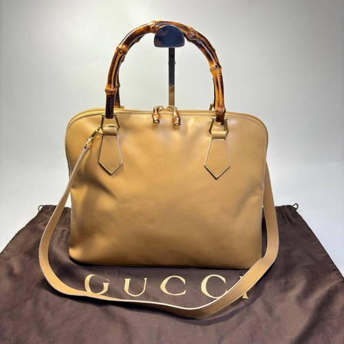 Borsa tracolla gucci bambù - a,