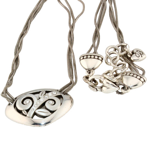 Collana con ciondolo cristallo