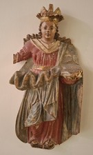 Antico rilievo in legno -