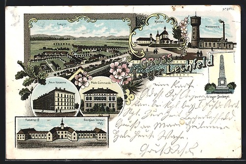 Litografia lager lechfeld - lager,