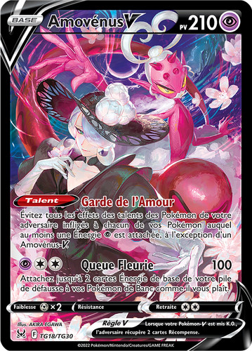 Carte pokémon amovénus - carte,