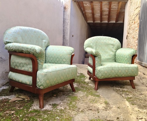 Coppia grandi poltrone - poltrone, vintage