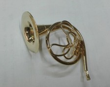 Arte Presepiale Salomone strumento musicale a fiato tuba corno  Pastori Napoli