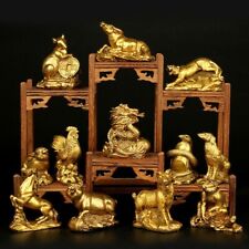 Cinese Ottone Zodiac Animali