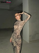 Abito aperto Nudo aderente