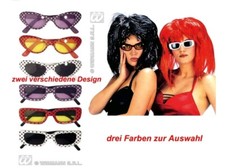 Occhiali Disco   Anni 60 '       Pois bordeaux Donna effetto velluto 