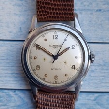 Orologio da uomo automatico vintage Longines stile militare