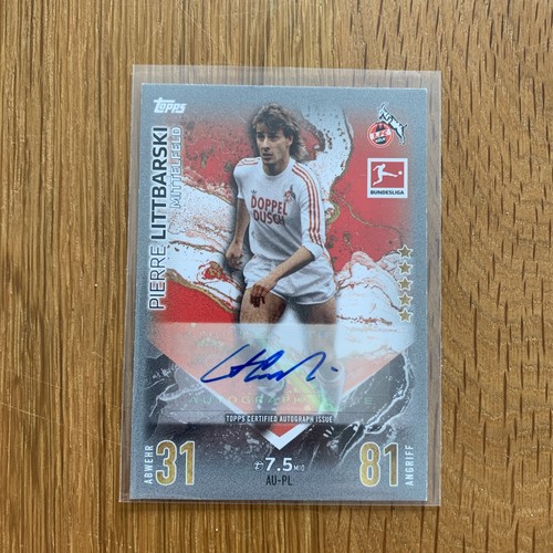 Autografo topps match attax - topps,