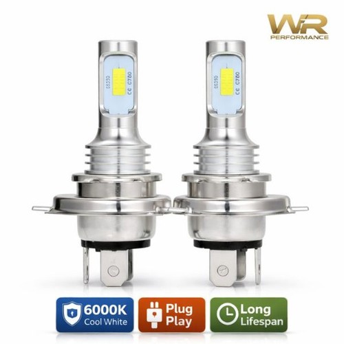 Coppia lampadine fari led - lampadine, h4