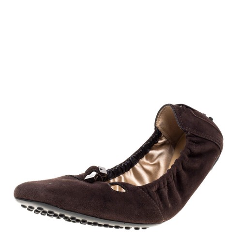 Ballerine scrunch camoscio - scrunch, in