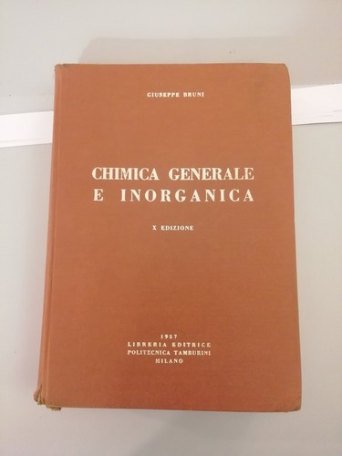 Chimica generale inorganica - e,