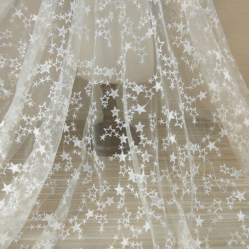 Tulle rete tessuto pizzo - in,