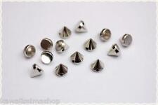 150pz Borchie sfuse cono da cucire colore argento0,7CM*150pcs silver CONE STUDS 